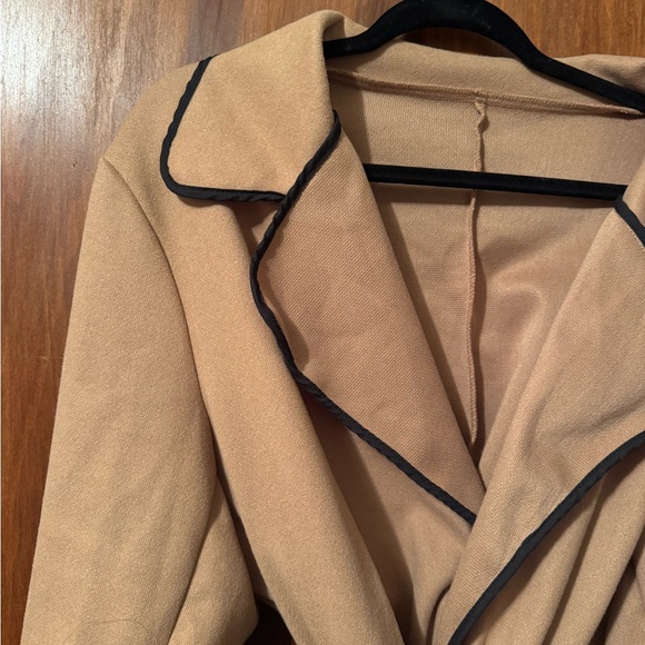 SHEIN Jackets & Blazers - Plus Size Women’s Trenchcoat Brown - Size 4XL